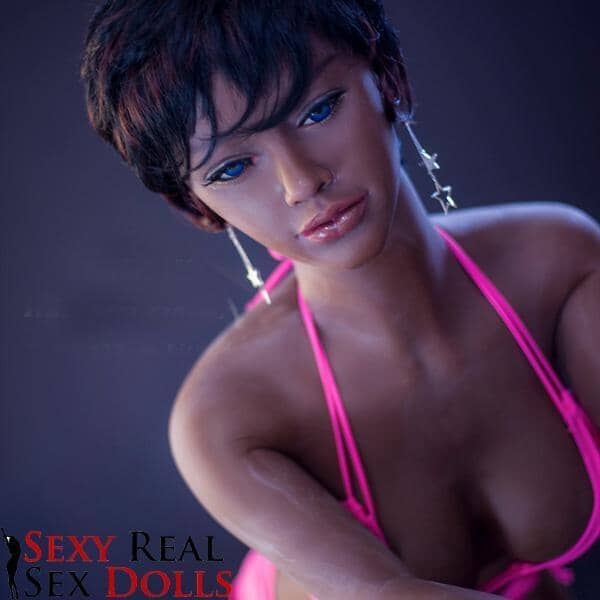 JY 148cm (4ft10') Ebony Black Real Sex Doll