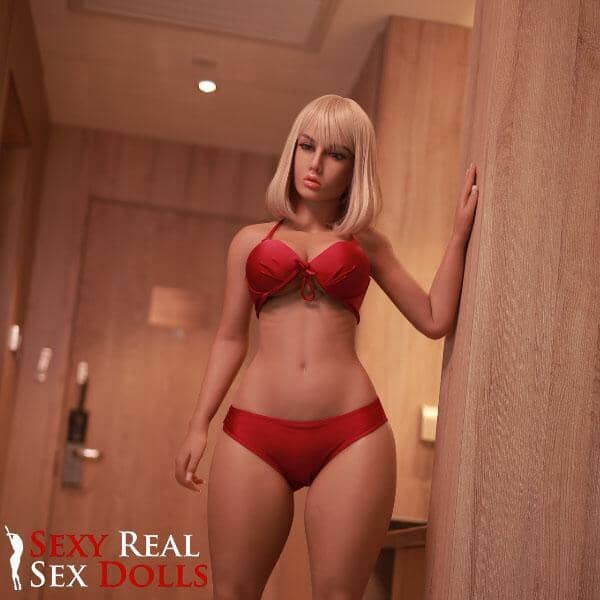 JY 150cm (4ft 11') Small Breast Blonde Sex Doll with Large Ass - Ginger