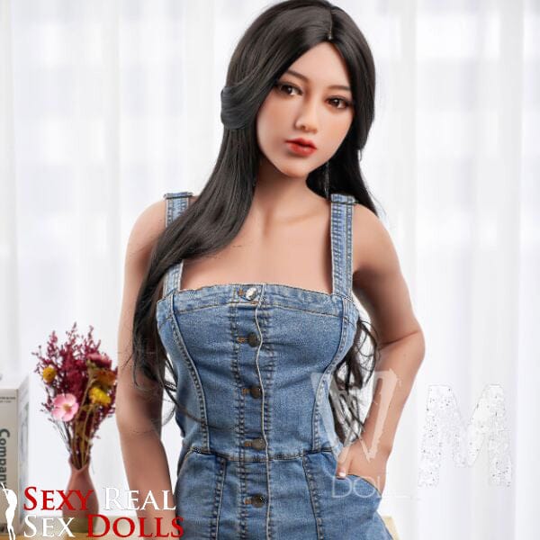 WM Dolls 160cm (5ft2') B-Cup Lovely Asian with Sexy Hair Love Doll - Suyin