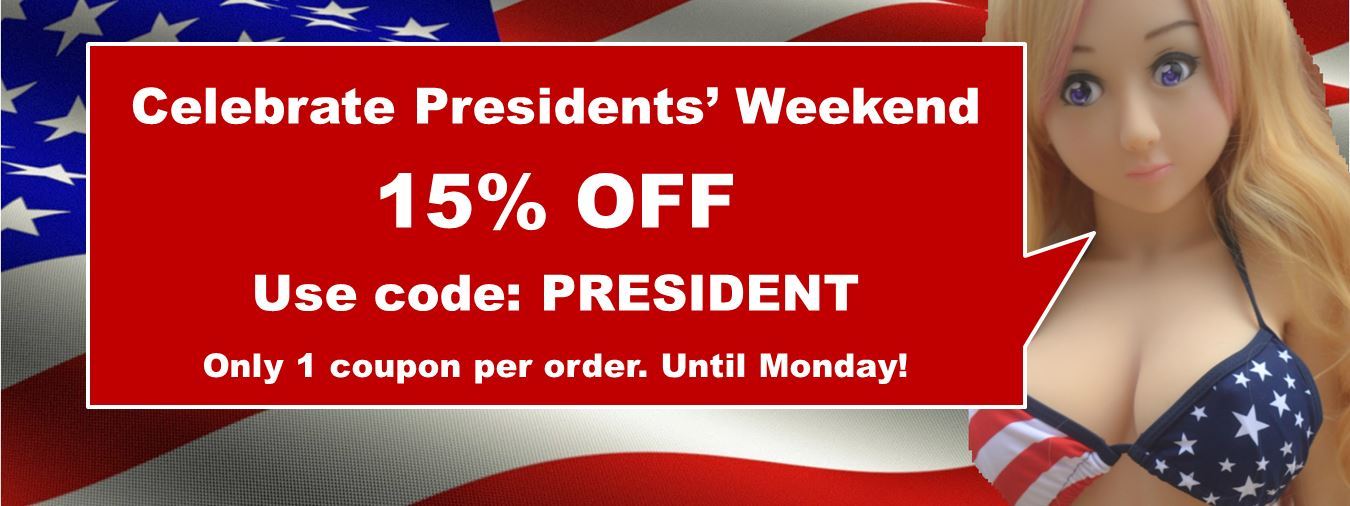 presidents weekend sale on real sex doll