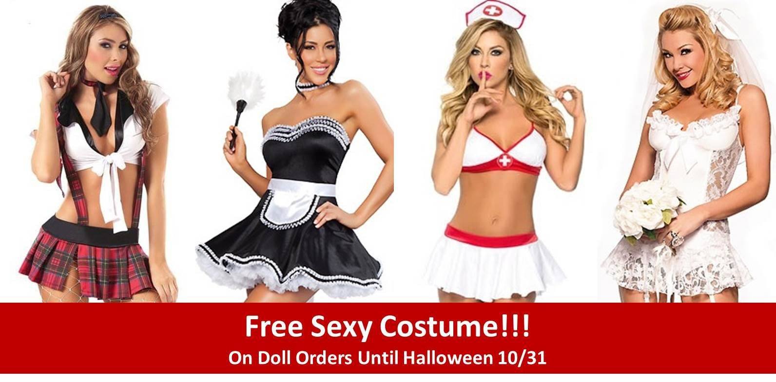 Only a FEW MORE HOURS! Free Sexy Costume until Halloween!!