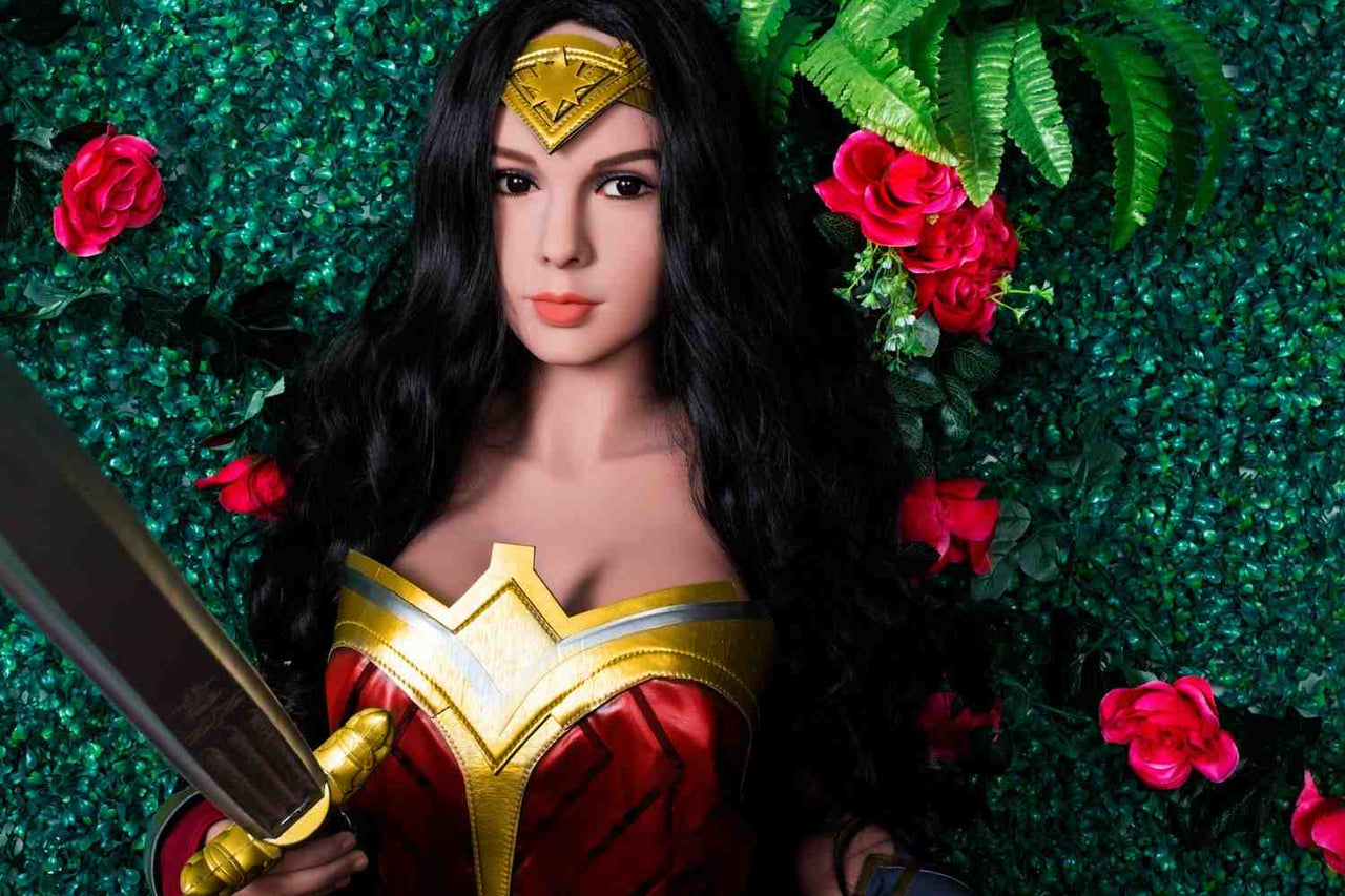 165cm (5ft5')  Sexy Real Sex Doll Wonder Woman - D-Cup - Head#74
