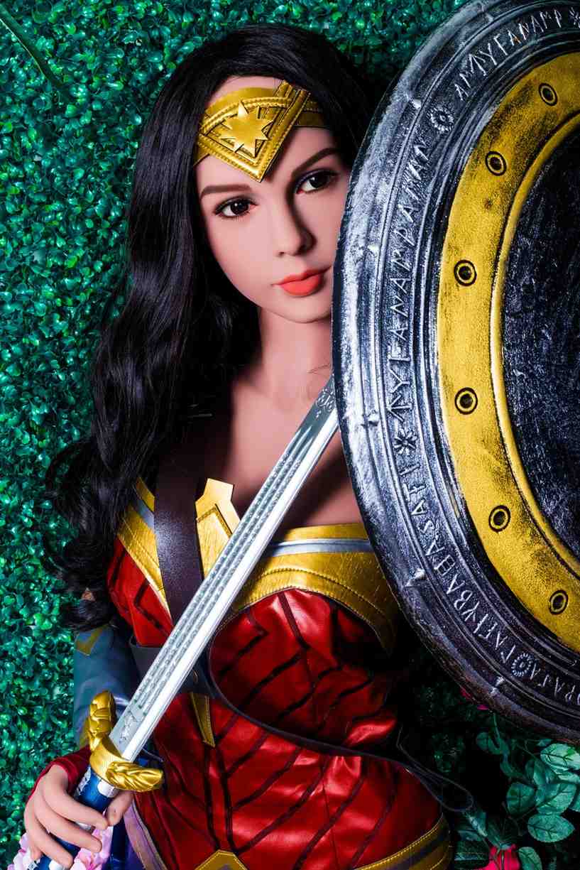 165cm (5ft5')  Sexy Real Sex Doll Wonder Woman - D-Cup - Head#74