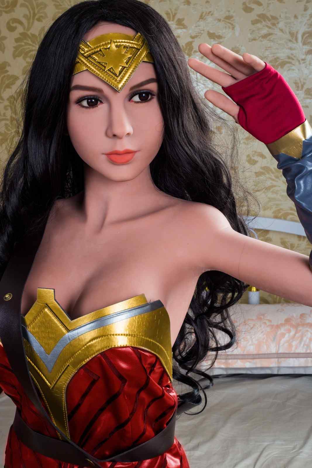 165cm (5ft5')  Sexy Real Sex Doll Wonder Woman - D-Cup - Head#74
