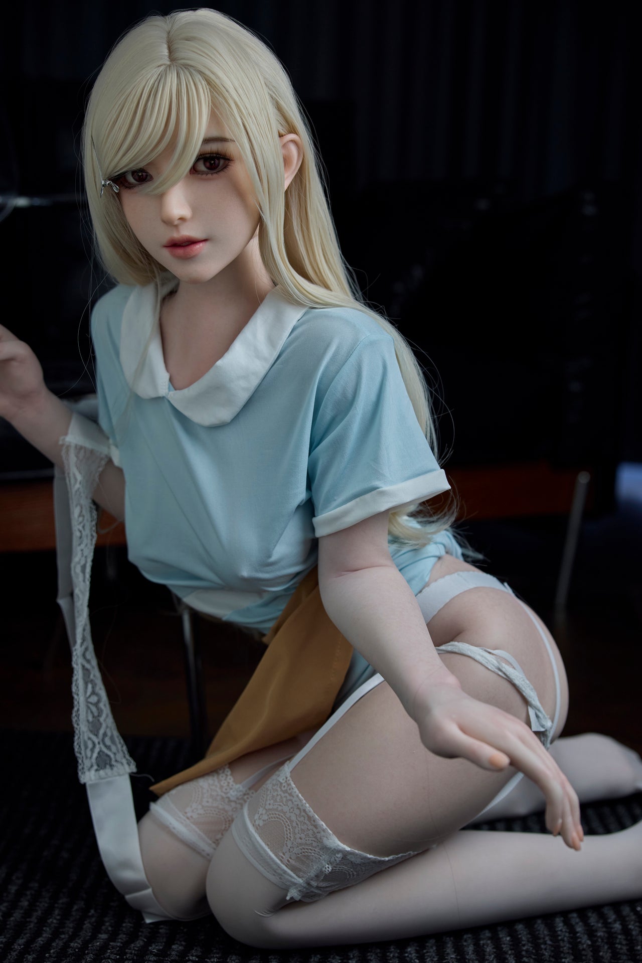 Chuye - 151cm (4ft11") B-Cup Cute Blonde Asian Silicone Sex Doll