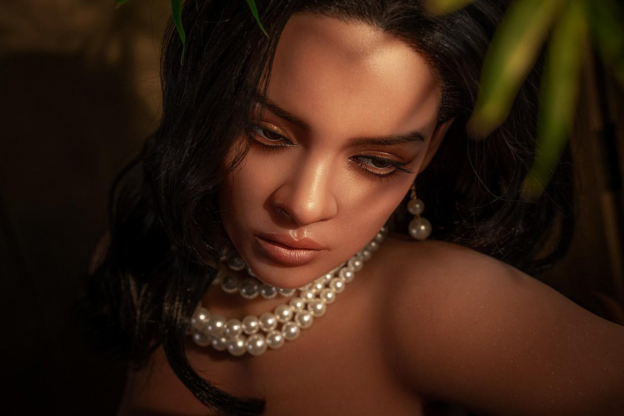 166m (5ft5') Silicone Head Sex Doll with TPE Body in Tan Skin - In Stock | US Only