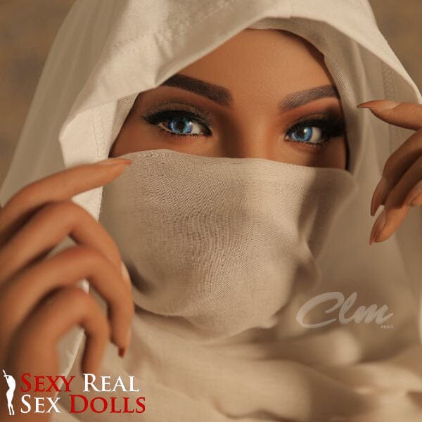 CLM 159cm (5ft2') Ultra Series Silicone Chubby Doll with Beautiful Eyes - Bashirah