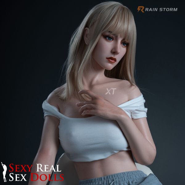 XT Dolls 163cm (5ft 3') F-Cup Slutty Blonde Silicone Sex Doll - Aurelia