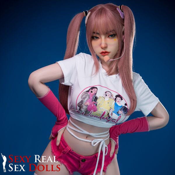 163cm (5ft4") Ready-to-Ship Full Silicone with Movable Jaw Aime Cosplayer Doll (Europe Stock), SY Dolls, , Sexy Real Sex Dolls