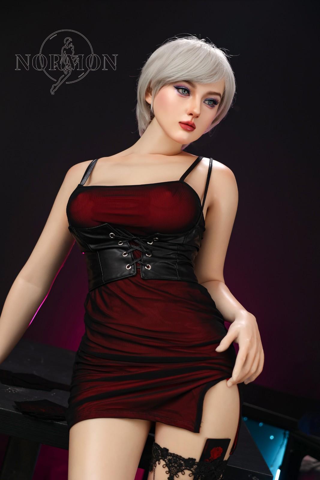 165cm (5ft5") Milf Platinum Hair Sex Doll - C-Cup - Victoria