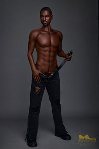 170cm (5ft5') Realistic & Black Silicone Male Sex Doll - Kevin