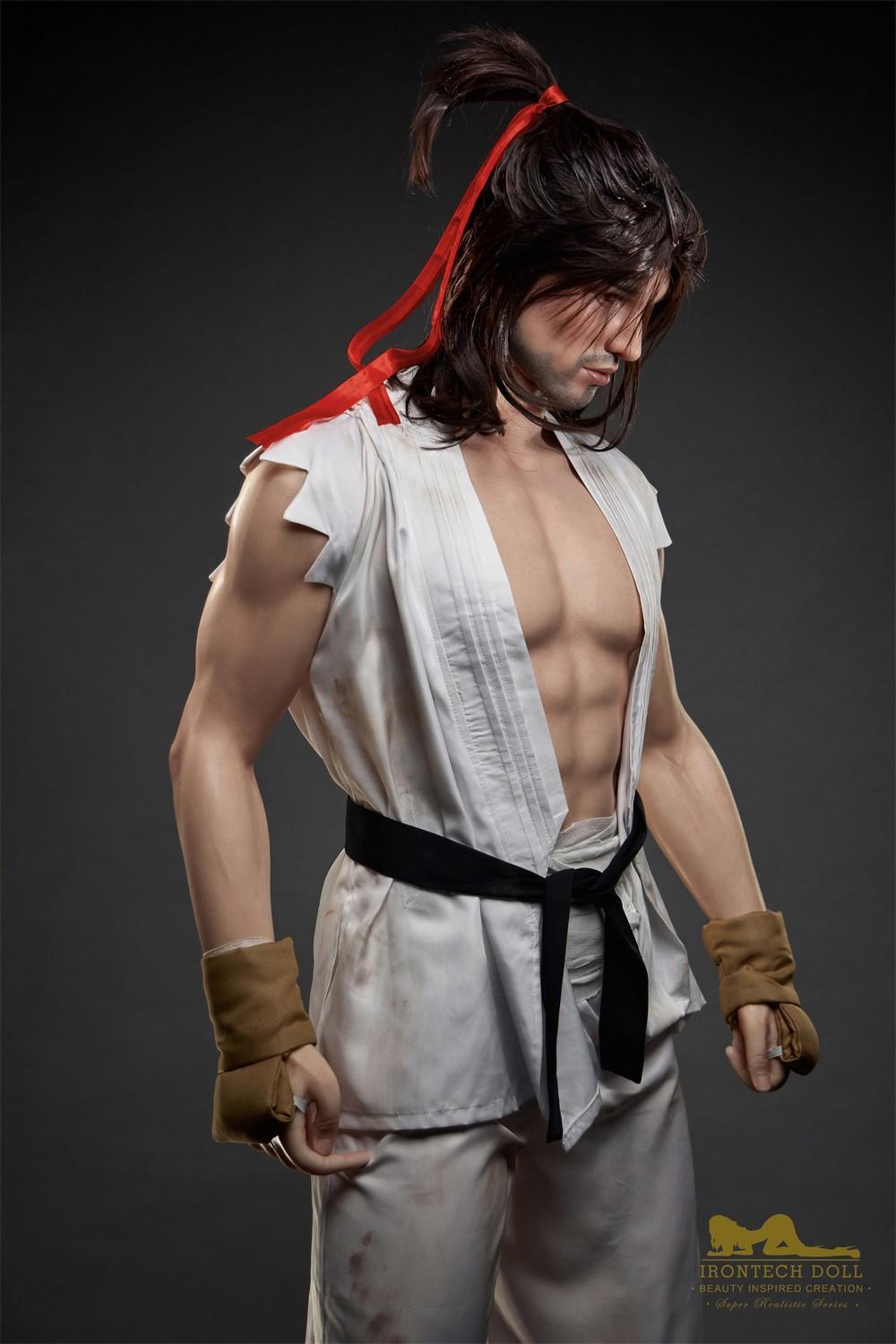 176cm (5ft7") Strong, Muscular & Full Size Silicone Male Sex Doll - Kevin