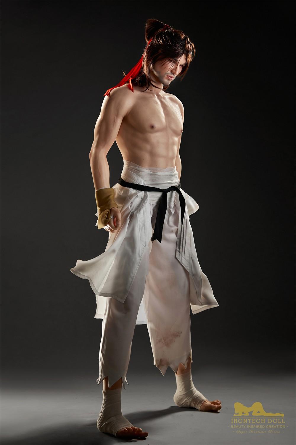 176cm (5ft7") Strong, Muscular & Full Size Silicone Male Sex Doll - Kevin