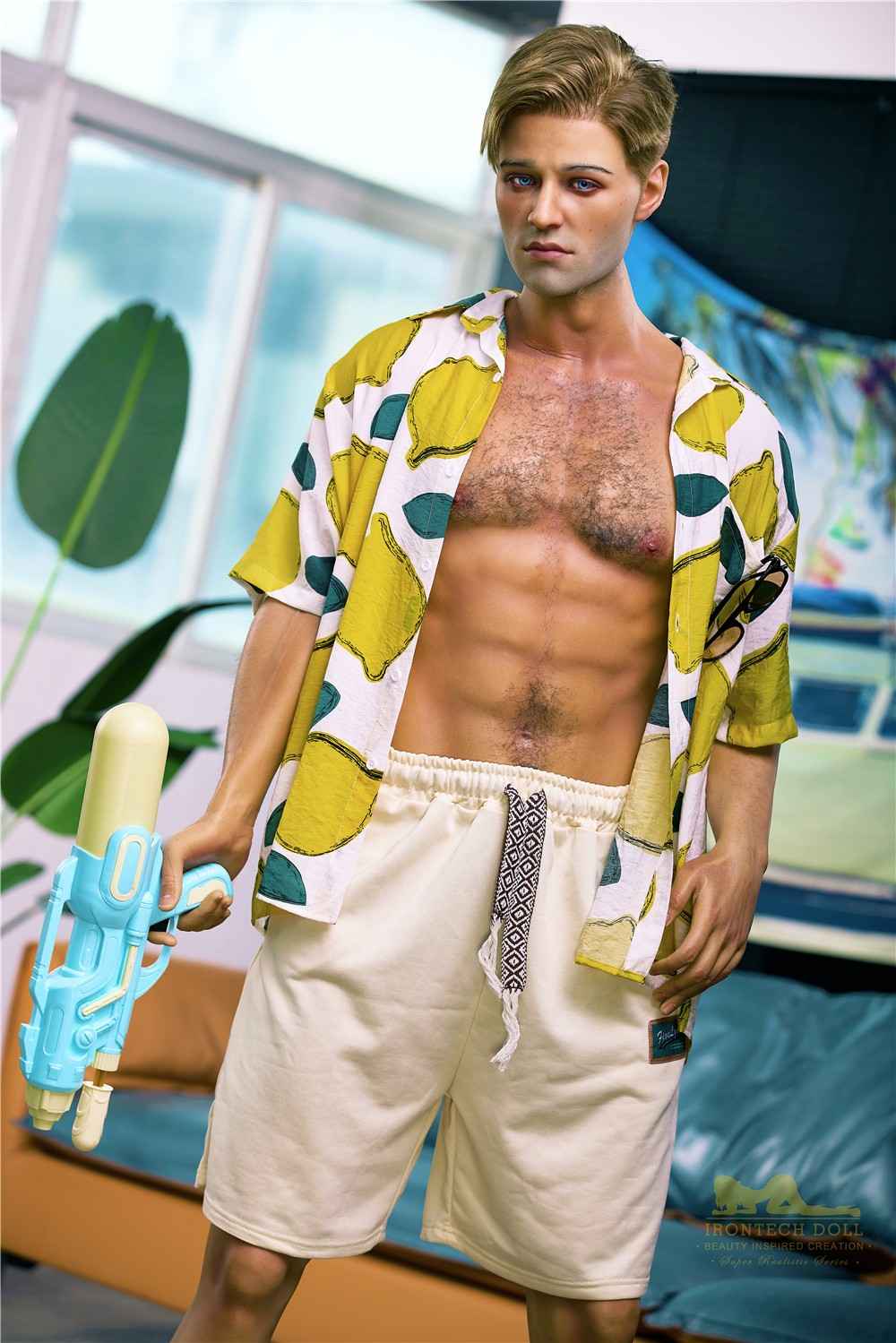 176cm (5ft7') American Beach Boy Silicone Male Sex Doll - Jack