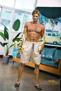 176cm (5ft7') American Beach Boy Silicone Male Sex Doll - Jack