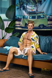 176cm (5ft7') American Beach Boy Silicone Male Sex Doll - Jack