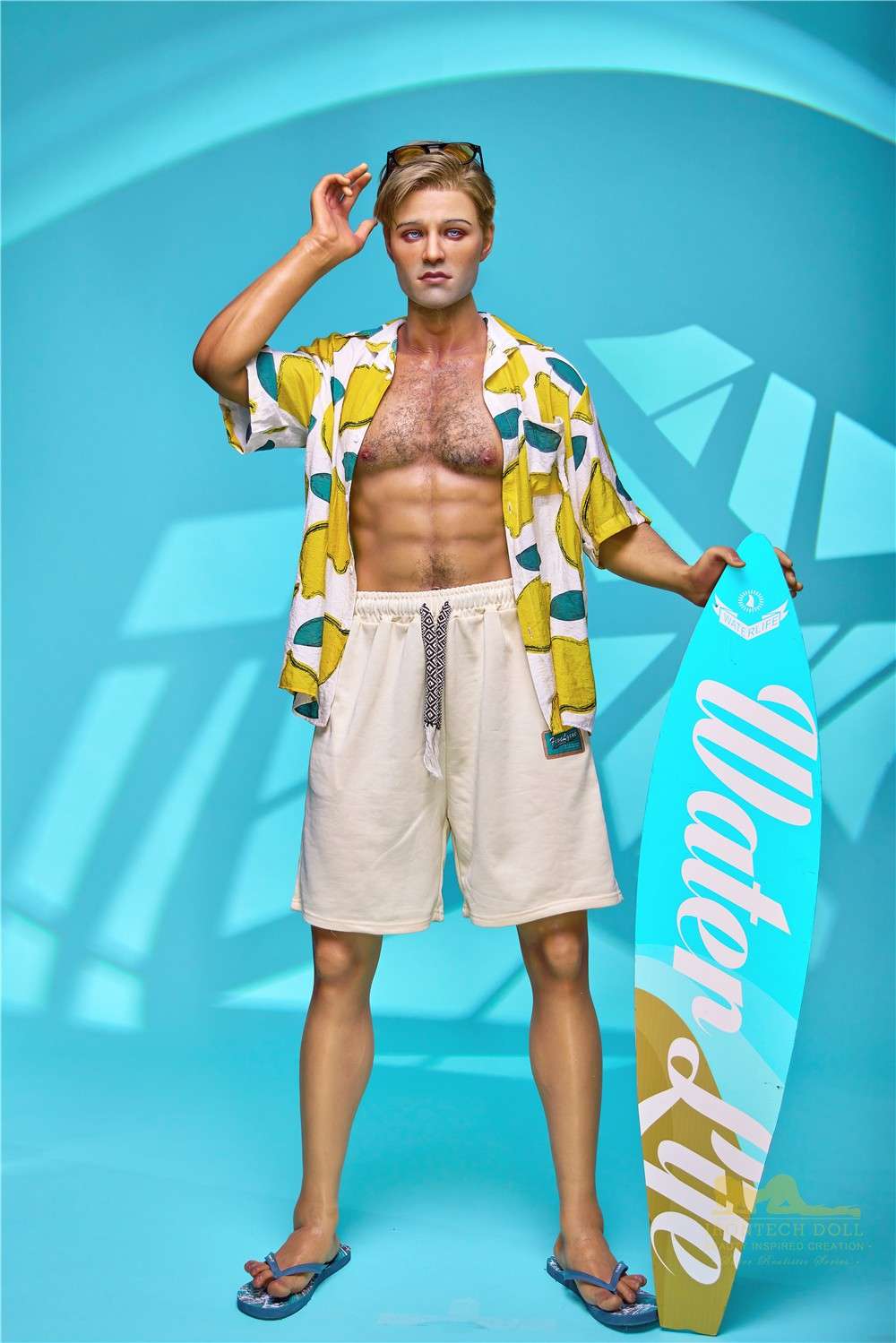 176cm (5ft7') American Beach Boy Silicone Male Sex Doll - Jack