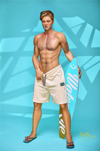 176cm (5ft7') American Beach Boy Silicone Male Sex Doll - Jack