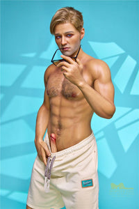 176cm (5ft7') American Beach Boy Silicone Male Sex Doll - Jack