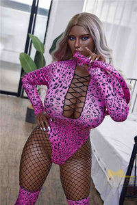160cm (5ft2') Ebony Queen Silicone Sex Doll - Hedy