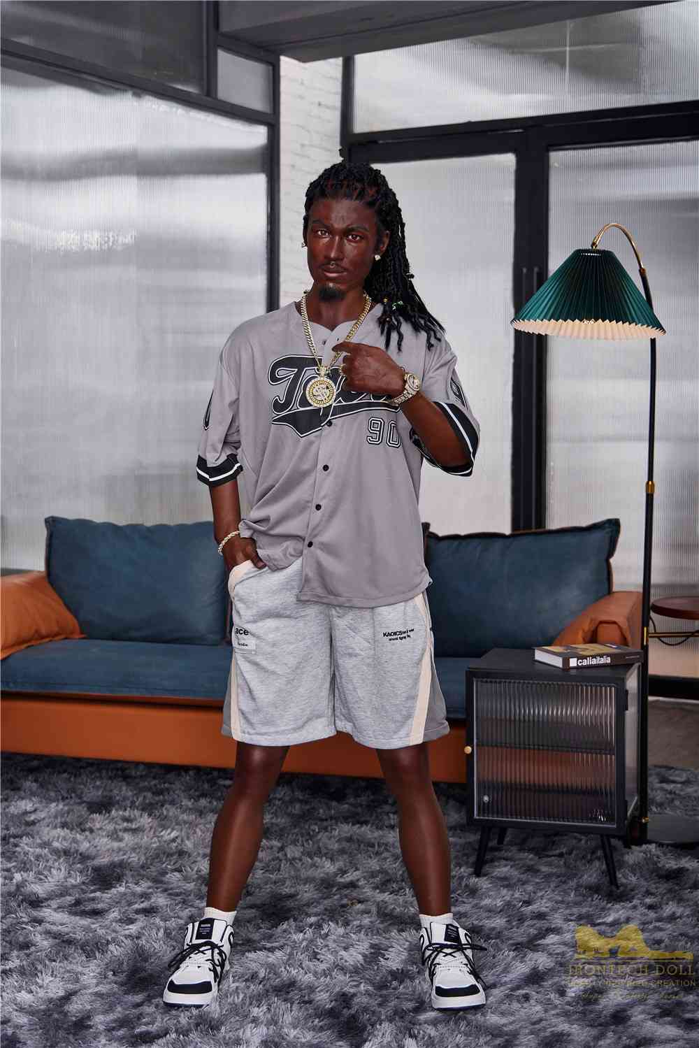 170cm (5ft5') Black Male Sex Doll - Realistic Silicone Fantasy - Bill