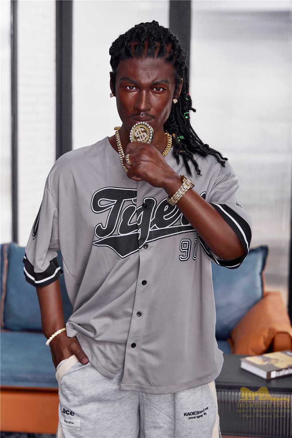 170cm (5ft5') Black Male Sex Doll - Realistic Silicone Fantasy - Bill