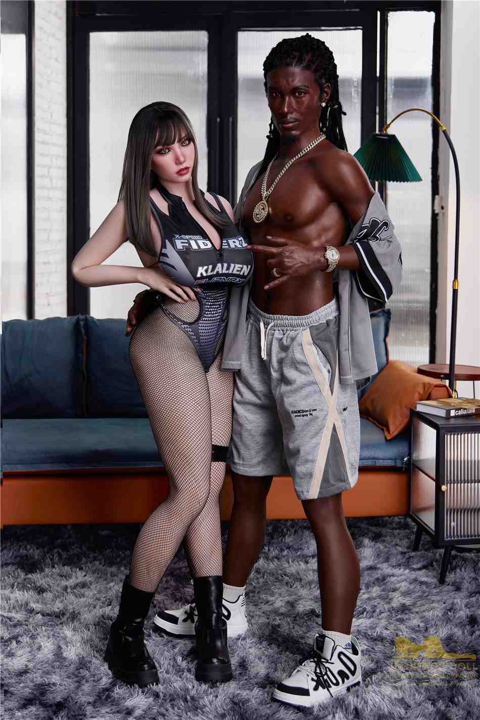 170cm (5ft5') Black Male Sex Doll - Realistic Silicone Fantasy - Bill