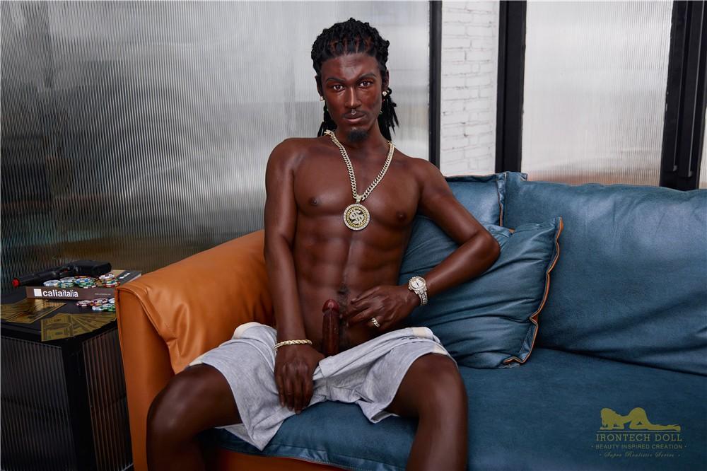 170cm (5ft5') Black Male Sex Doll - Realistic Silicone Fantasy - Bill