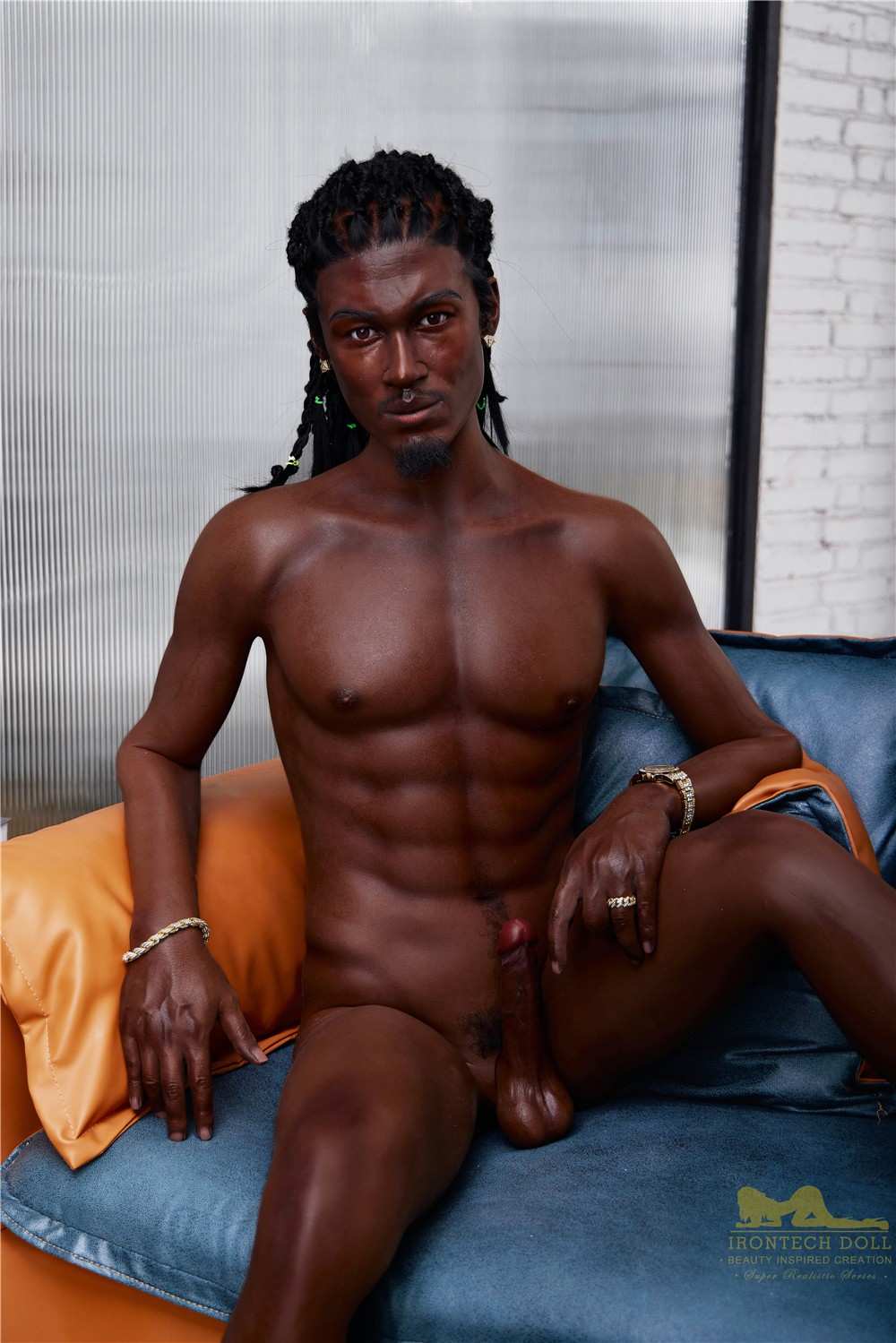 170cm (5ft5') Black Male Sex Doll - Realistic Silicone Fantasy - Bill