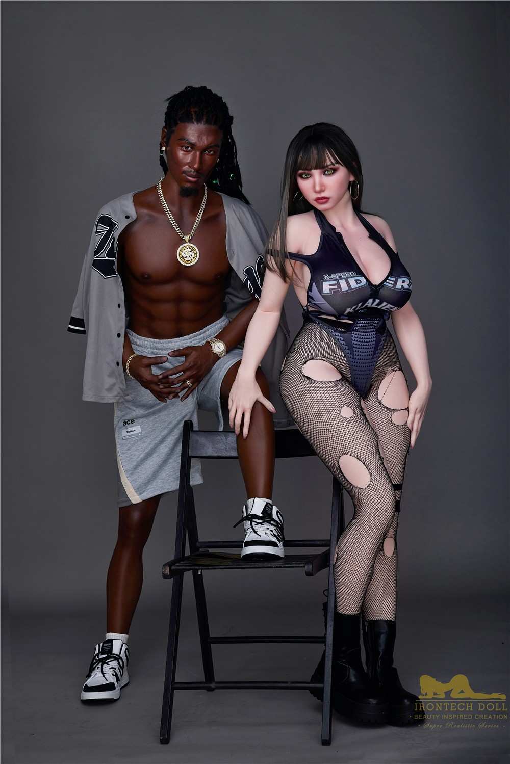 170cm (5ft5') Black Male Sex Doll - Realistic Silicone Fantasy - Bill