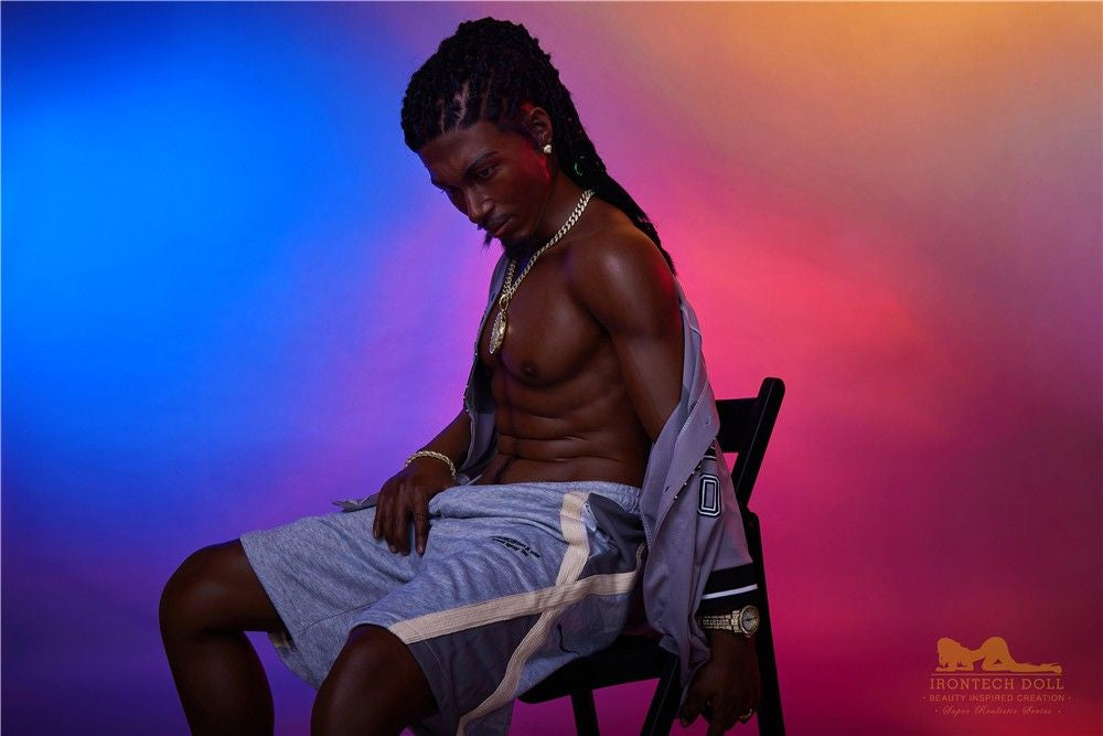 170cm (5ft5') Black Male Sex Doll - Realistic Silicone Fantasy - Bill