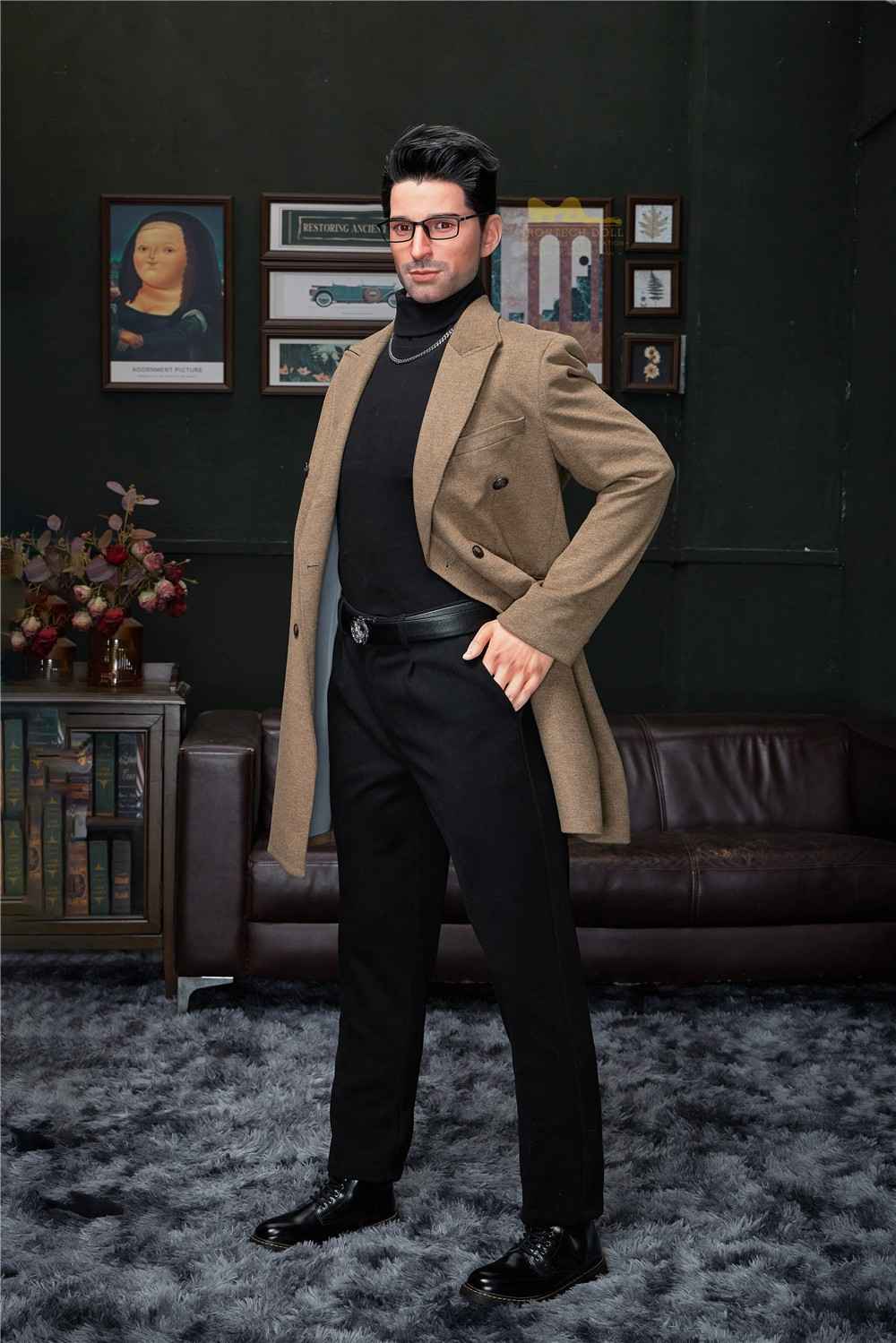 176cm (5ft7') Elegant and Interesting Silicone Male Sex Doll - George