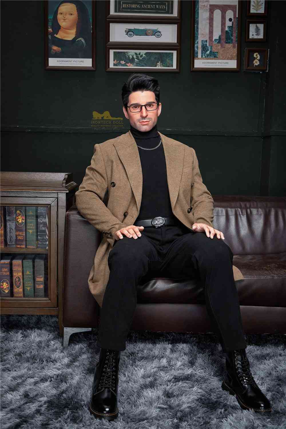 176cm (5ft7') Elegant and Interesting Silicone Male Sex Doll - George