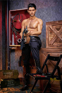 176cm (5ft7') Elite Commando Muscular Silicone Male Sex Doll - Thomas