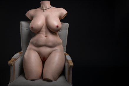 90cm (35.4") LoveNestle Series Busty Ideal MILF Torso Silicone Doll - Mage Olivia