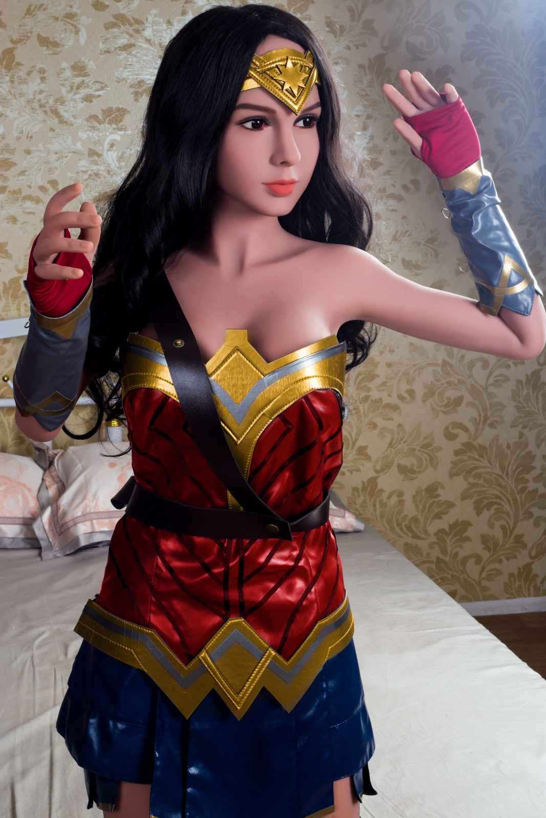 165cm (5ft5')  Sexy Real Sex Doll Wonder Woman - D-Cup - Head#74