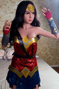 165cm (5ft5')  Sexy Real Sex Doll Wonder Woman - D-Cup - Head#74