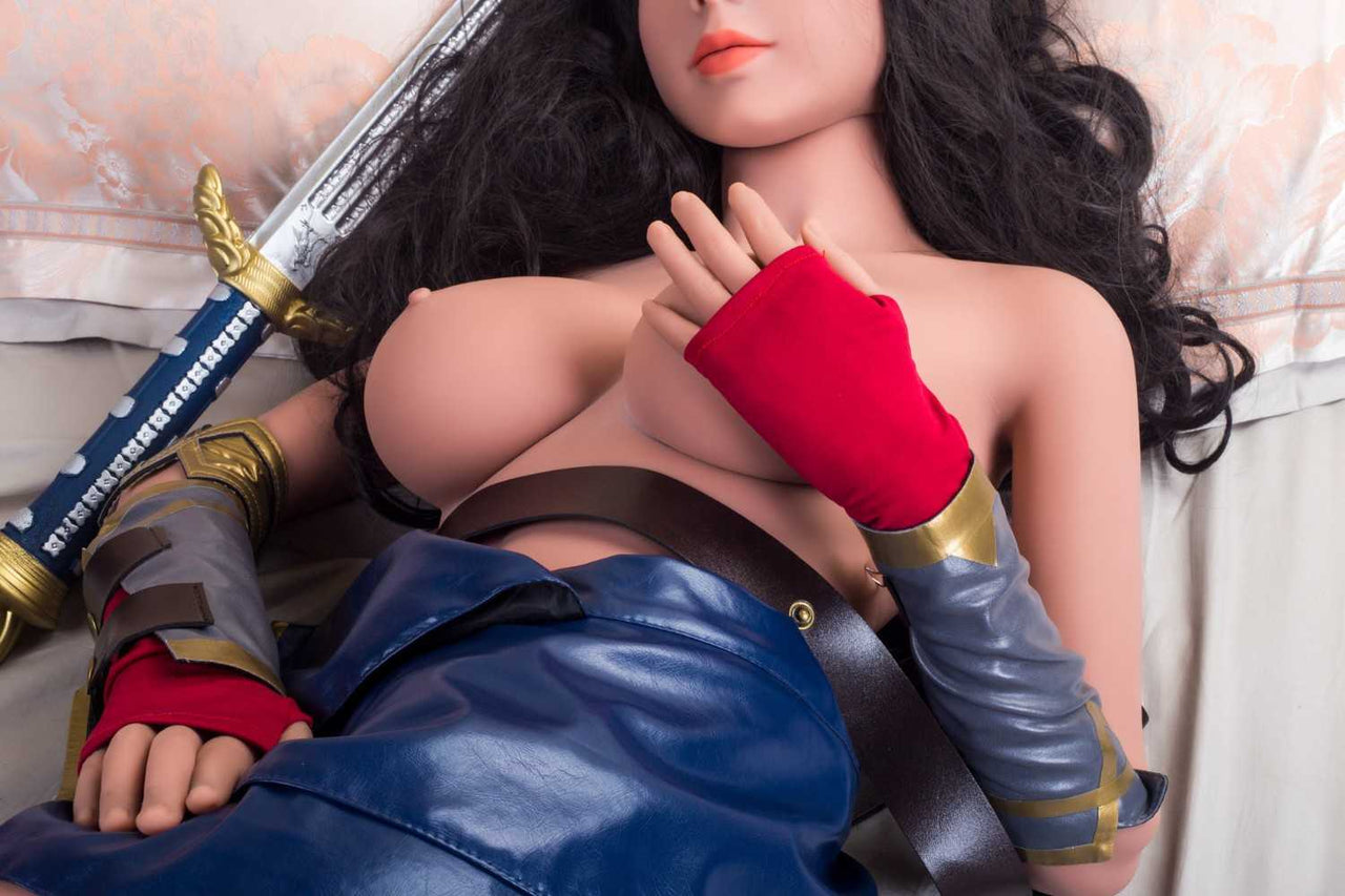 165cm (5ft5')  Sexy Real Sex Doll Wonder Woman - D-Cup - Head#74