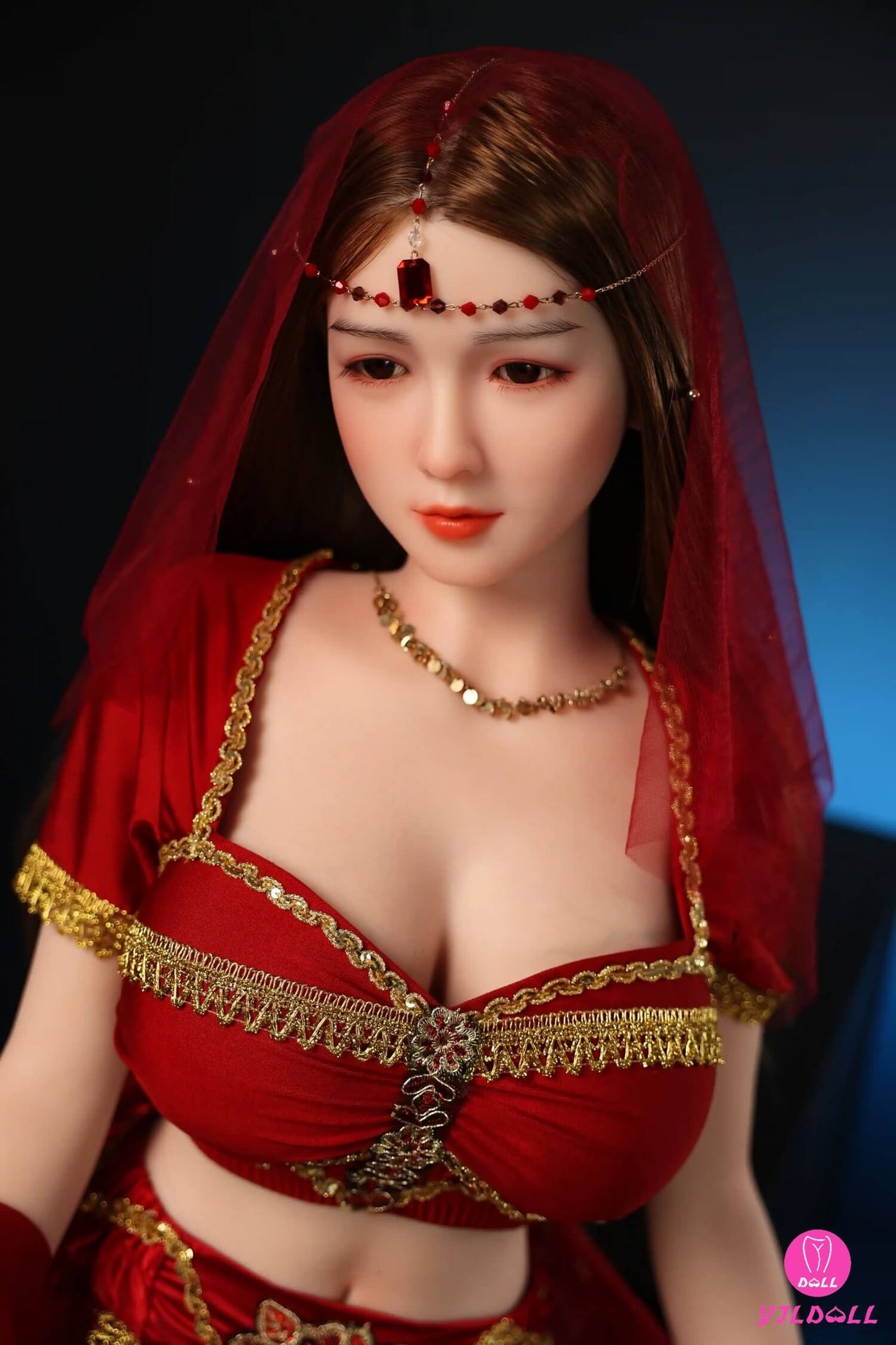 163cm (5ft3") Dancer Head & Body One Piece Silicone Sex Doll - F-Cup - Hye