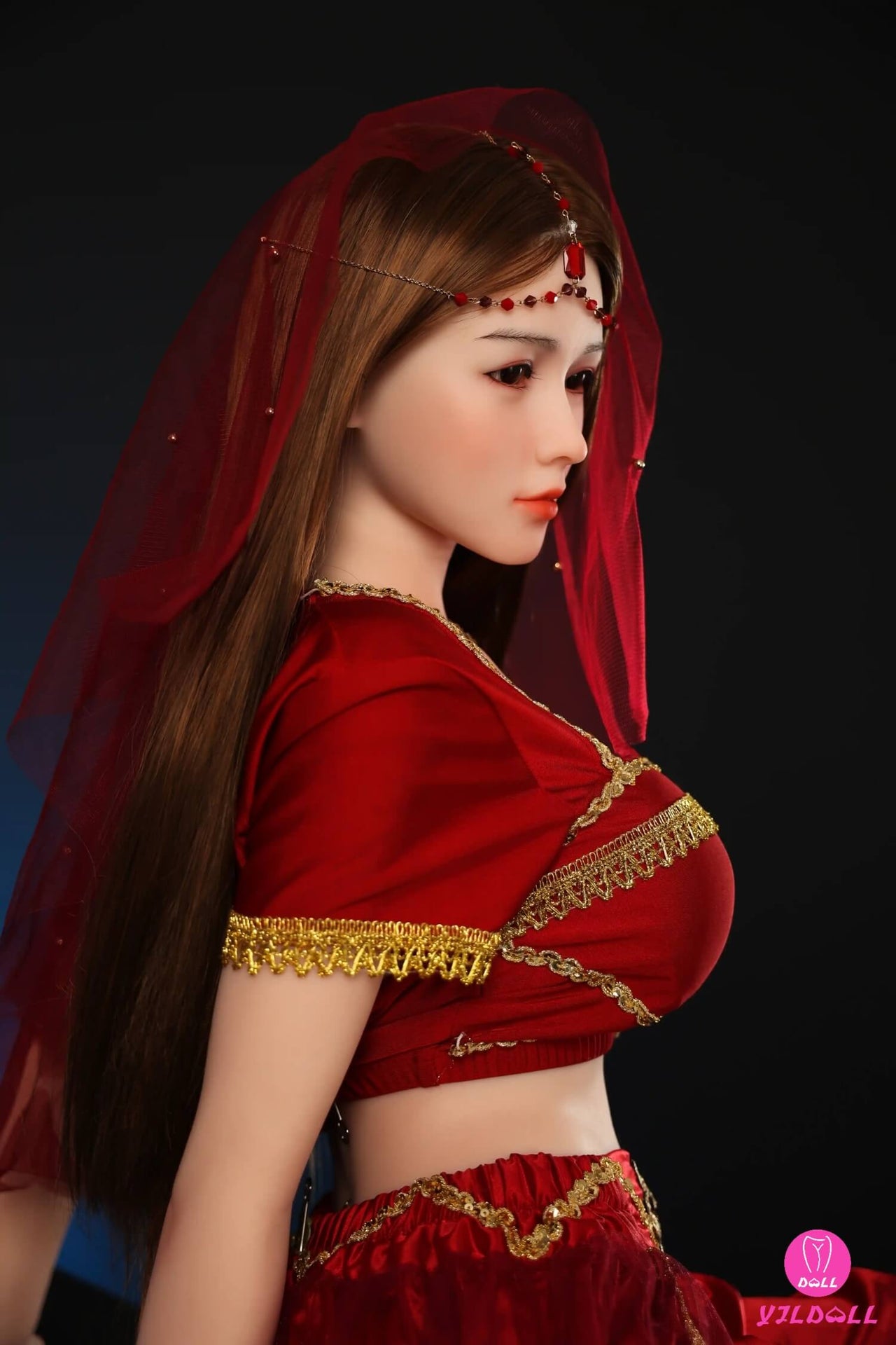 163cm (5ft3") Dancer Head & Body One Piece Silicone Sex Doll - F-Cup - Hye