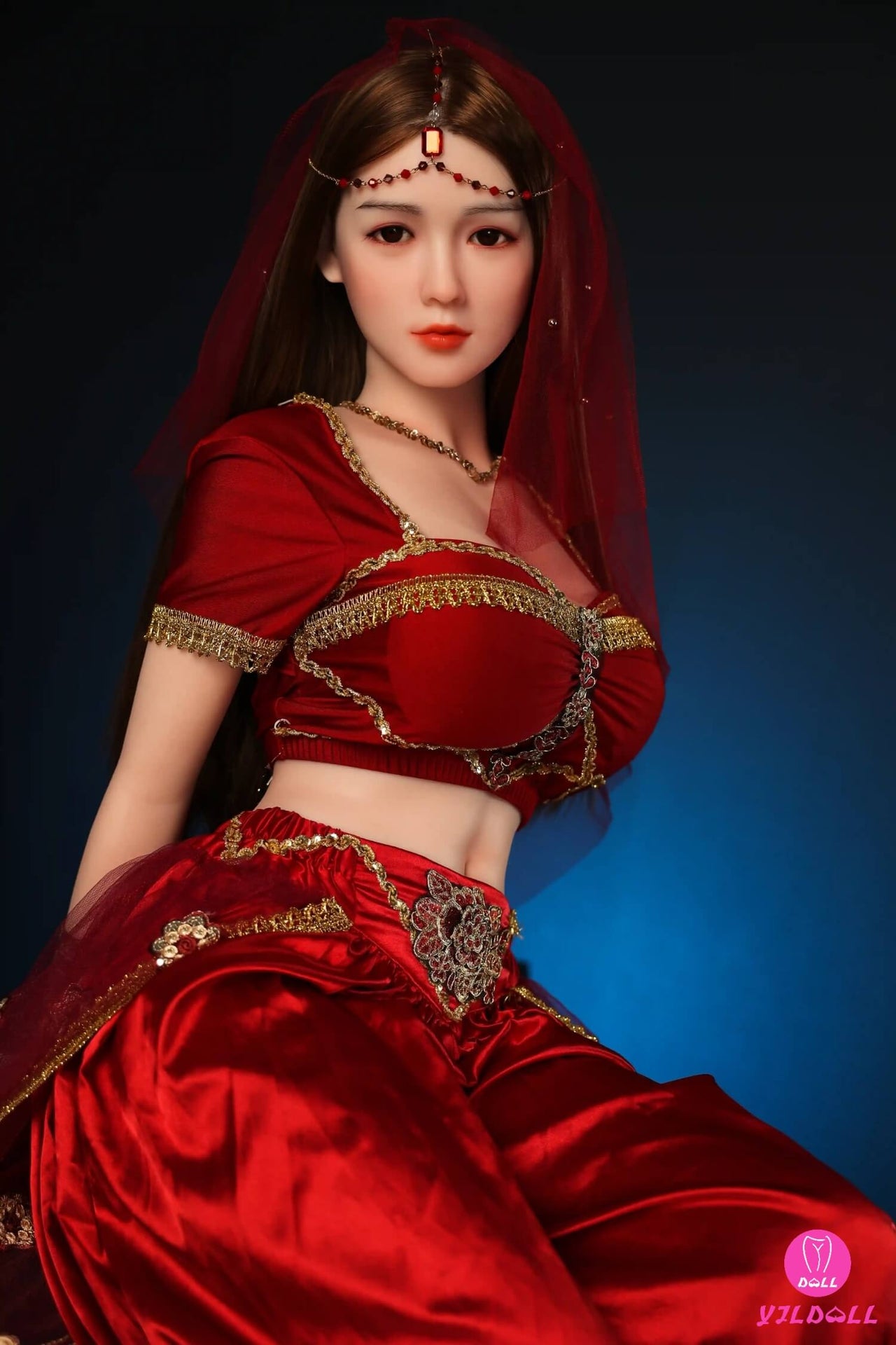 163cm (5ft3") Dancer Head & Body One Piece Silicone Sex Doll - F-Cup - Hye
