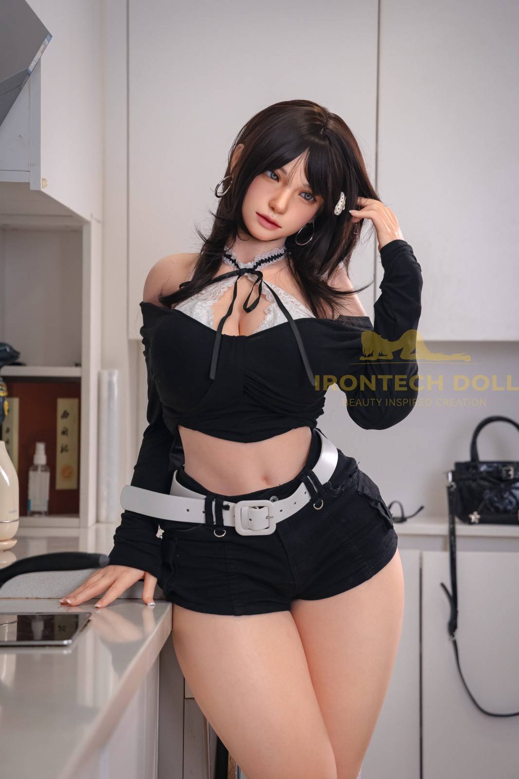 165cm (5ft5") Asian ROS MAX S32 Head Silicone Sex Doll - F-Cup - Kitty