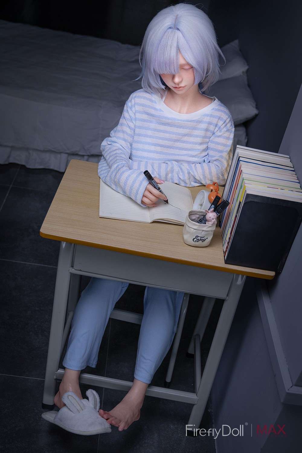 153cm (5ft0") Sleepy Girl Silicone Sex Doll - MAX Series - Liuli