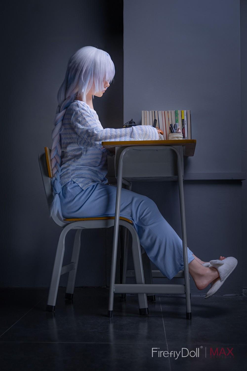 153cm (5ft0") Sleepy Girl Silicone Sex Doll - MAX Series - Liuli