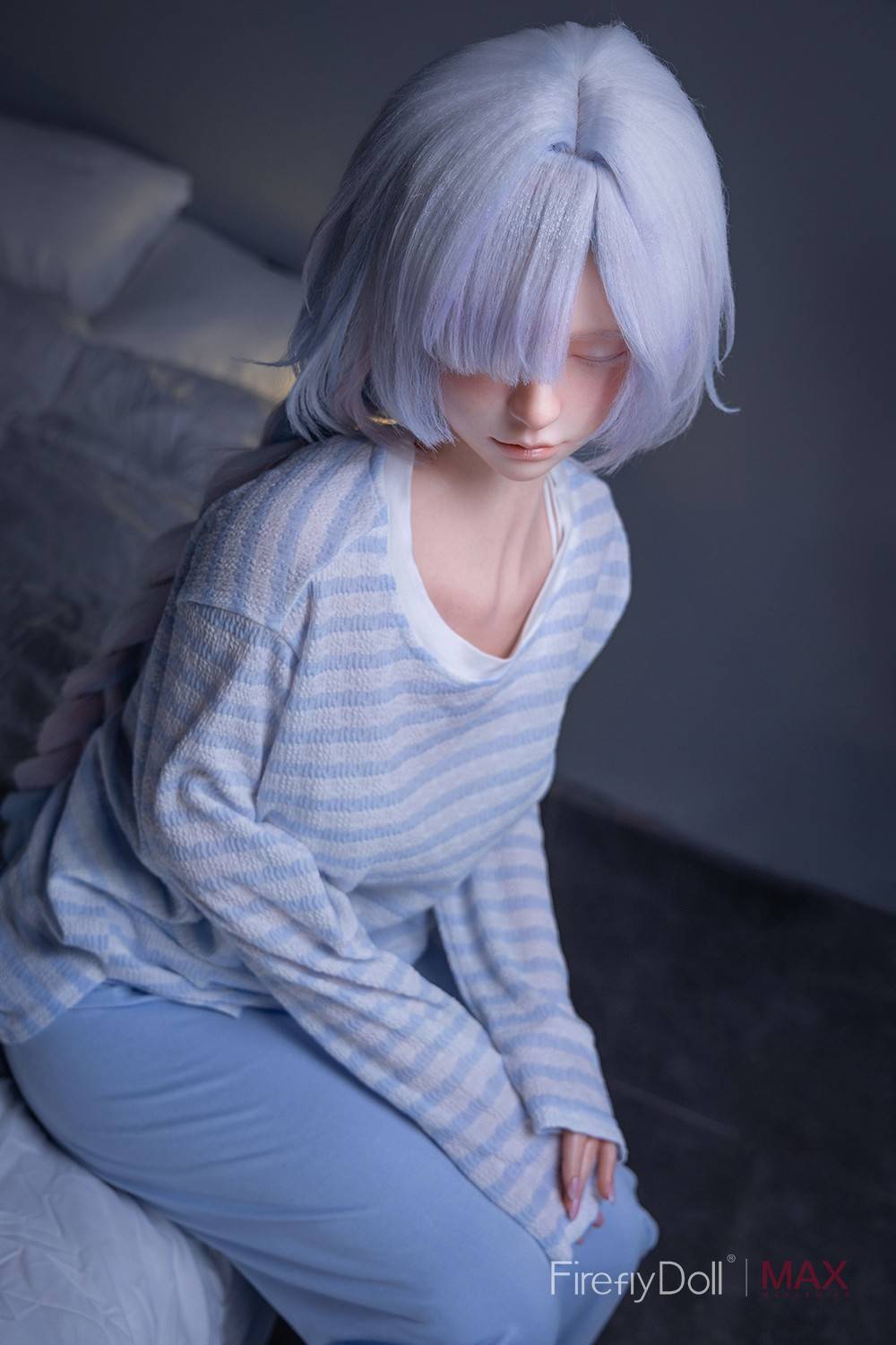 153cm (5ft0") Sleepy Girl Silicone Sex Doll - MAX Series - Liuli