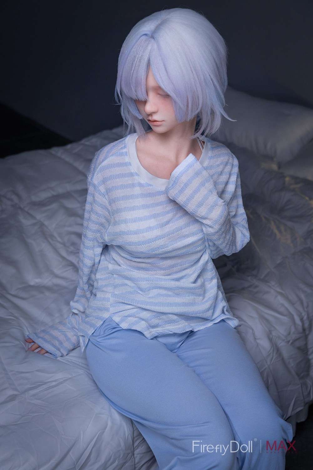 153cm (5ft0") Sleepy Girl Silicone Sex Doll - MAX Series - Liuli
