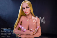 159cm (5ft2') D-Cup Irresistable Busty Blonde Girl Sex Doll - Head#324 - Carson