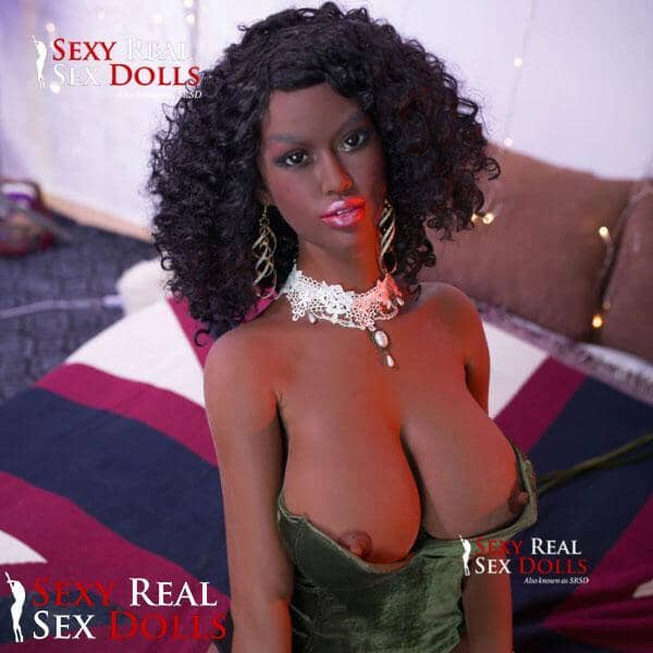 6Ye Dolls 161cm (5ft3') E-Cup African Black Sex Doll - Serena