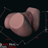 Thumbnail for 6Ye Dolls 17.5cm (6.9') Masturbator Double Holes Leg Spread (Model# LY0001)