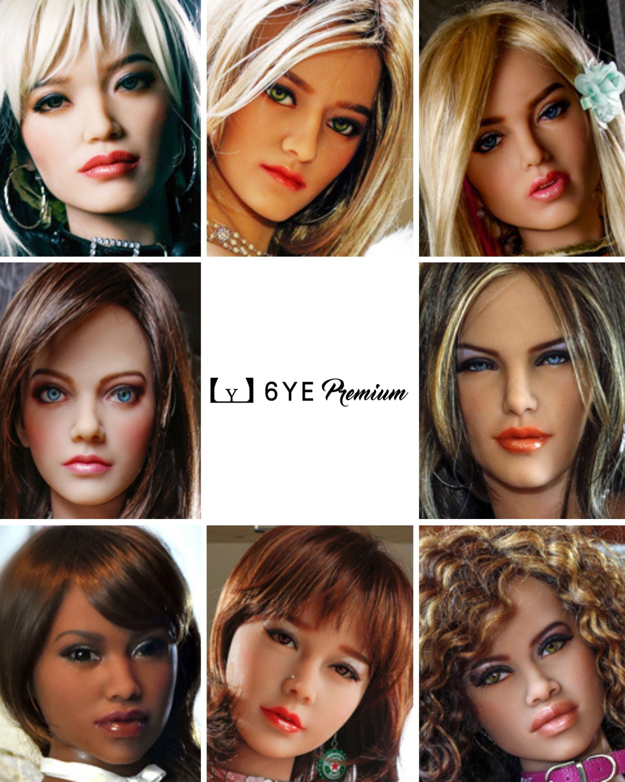 6Ye Dolls 6YE Sex Doll Heads